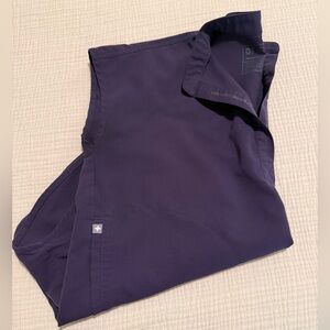 FIGS Women’s XXS Purple Shadow Rafaela Scrub Top